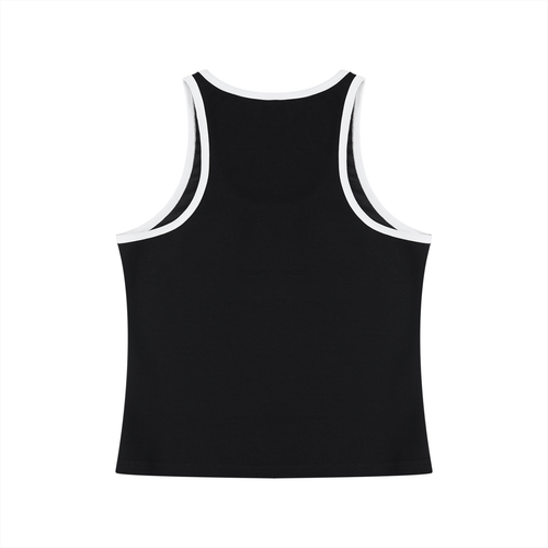 MG Motorsport No Limits Women's Cropped Tank Top – Black & Gold