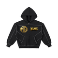 MG Motorsport No Limits Premium Zip Hoodie – Black & Gold